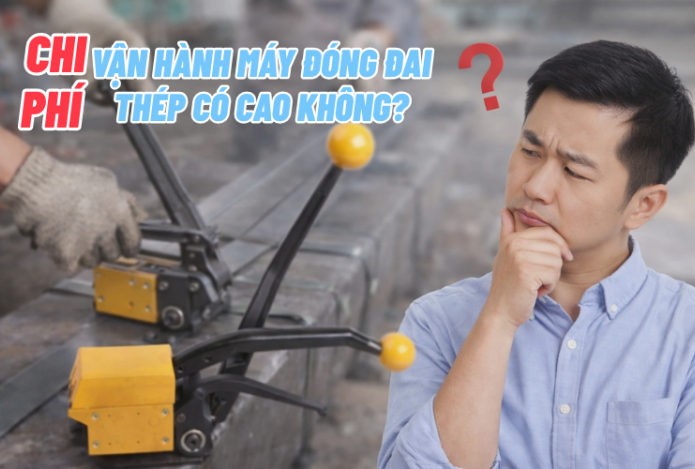Chi phí vận hành máy đóng đai thép có cao không?