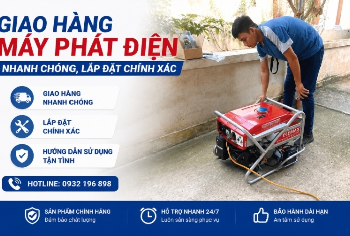 Hình ảnh Giao hàng máy phát điện nhanh chóng, lắp đặt chính xác
