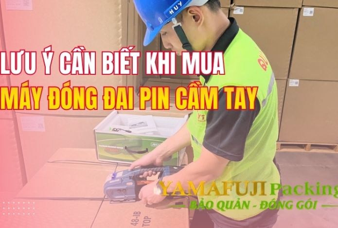 Lưu ý cần biết khi mua máy đóng đai pin cầm tay, có nên sử dụng?