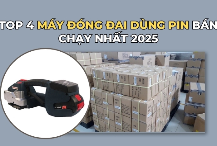 Hình ảnh Top 4 dòng máy đóng đai dùng pin bán chạy nhất 2025