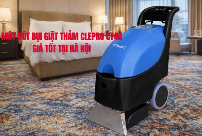 Hình ảnh Máy Hút Bụi Giặt Thảm Clepro Ct4A Giá Tốt Tại Hà Nội