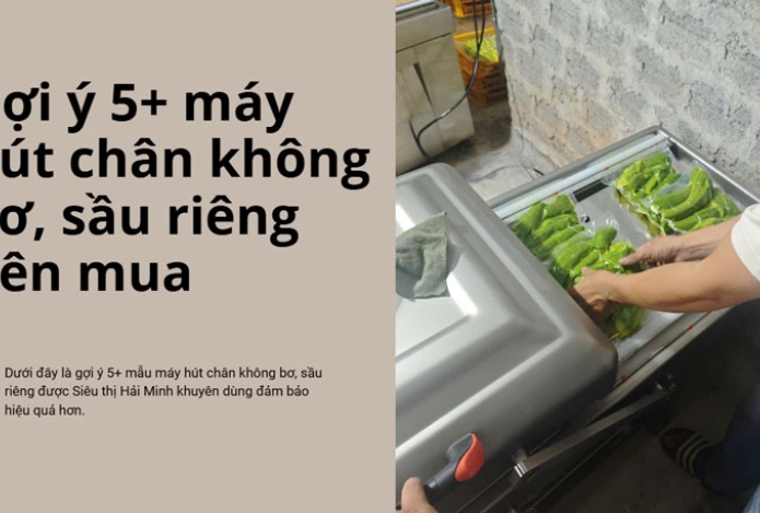 Gợi ý 5+ máy hút chân không bơ, sầu riêng nên mua