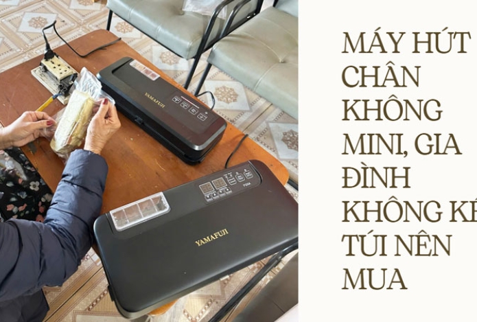 Máy hút chân không mini, gia đình không kén túi nên mua