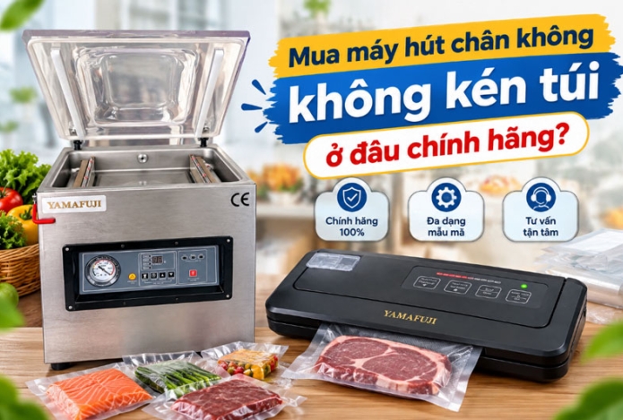 Mua máy hút chân không không kén túi ở đâu chính hãng?