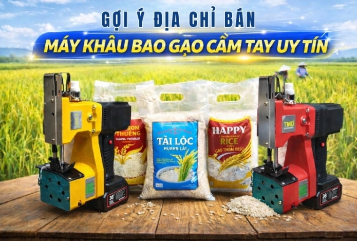 Hình ảnh Gợi ý địa chỉ bán máy khâu bao gạo cầm tay uy tín