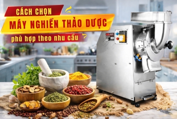 Cách chọn máy nghiền thảo dược phù hợp theo nhu cầu