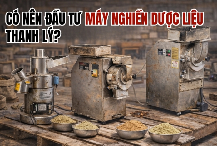 Có nên đầu tư máy nghiền dược liệu thanh lý?