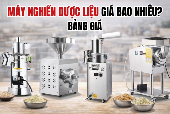 Máy nghiền dược liệu giá bao nhiêu? Bảng giá