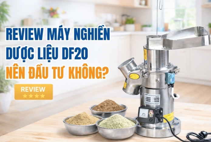 Review máy nghiền dược liệu DF20 - Nên đầu tư không?