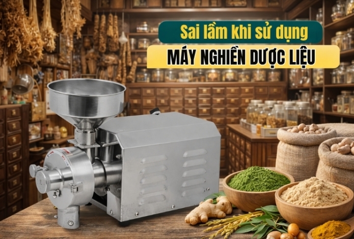 Sai lầm khi sử dụng máy nghiền dược liệu