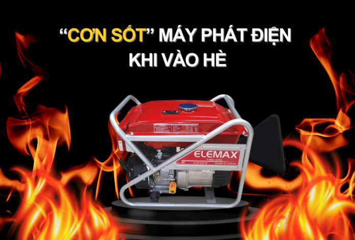 Hình ảnh “Cơn sốt” máy phát điện khi vào hè!