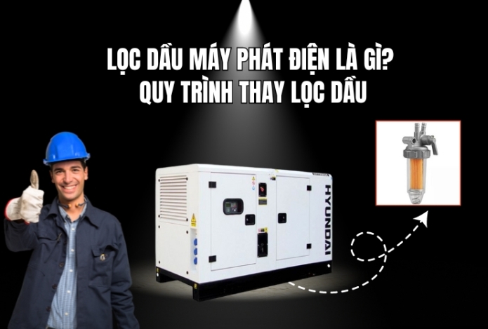 Hình ảnh Lọc dầu máy phát điện là gì? Quy trình thay lọc dầu