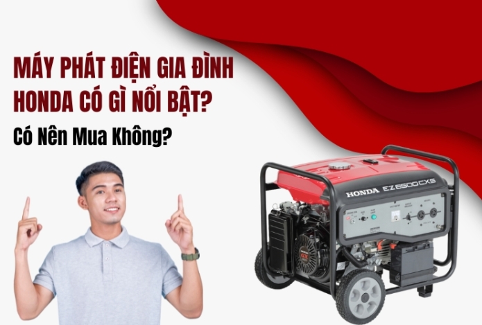 Hình ảnh Máy Phát Điện Gia Đình Honda Có Gì Nổi Bật? Có Nên Mua Không?