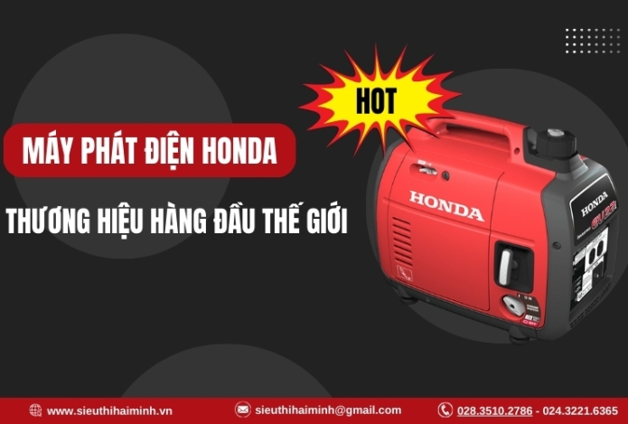 Hình ảnh Máy phát điện Honda – Thương hiệu hàng đầu Thế Giới