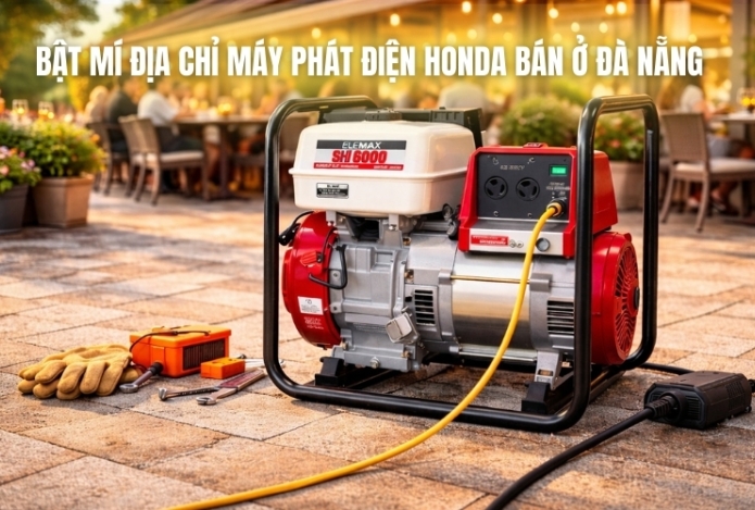 Hình ảnh Bật Mí Địa Chỉ Máy Phát Điện Honda Bán Ở Đà Nẵng