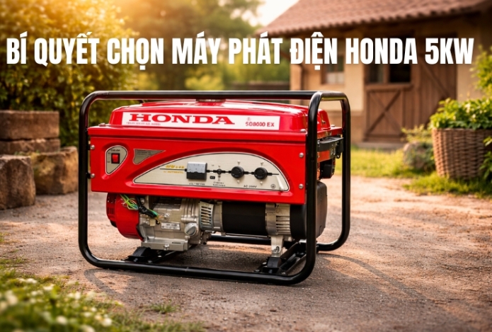 Bí Quyết Chọn Máy Phát Điện Honda 5kw Tốt Nhất Hiện Nay
