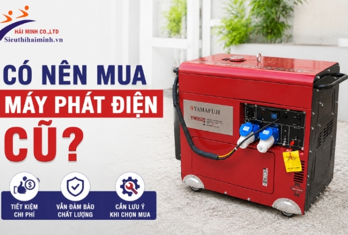 Hình ảnh [Giải Đáp] Có Nên Mua Máy Phát Điện Cũ?