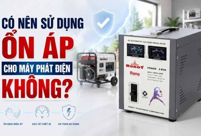 Hình ảnh Có nên sử dụng ổn áp cho máy phát điện không?