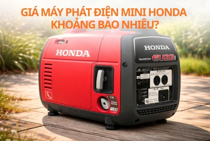 Hình ảnh Giá Máy Phát Điện Mini Honda Khoảng Bao Nhiêu?