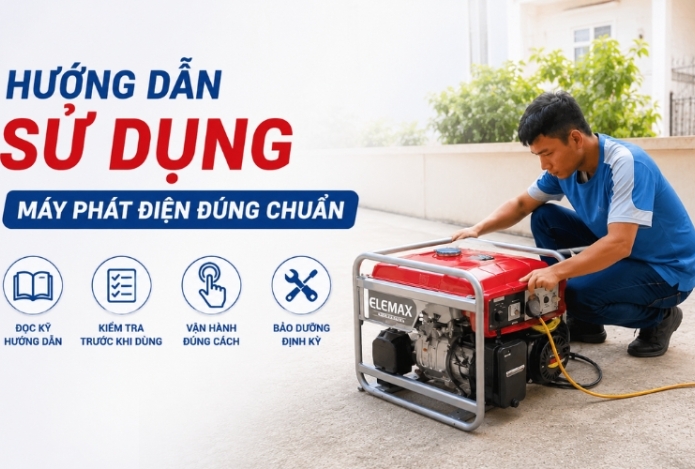 Hình ảnh Hướng dẫn sử dụng máy phát điện đúng chuẩn