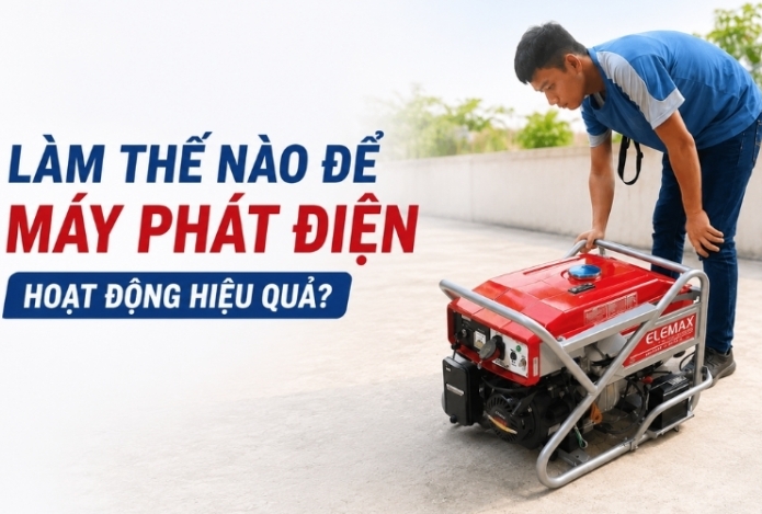 Hình ảnh Làm thế nào để máy phát điện hoạt động hiệu quả nhất?