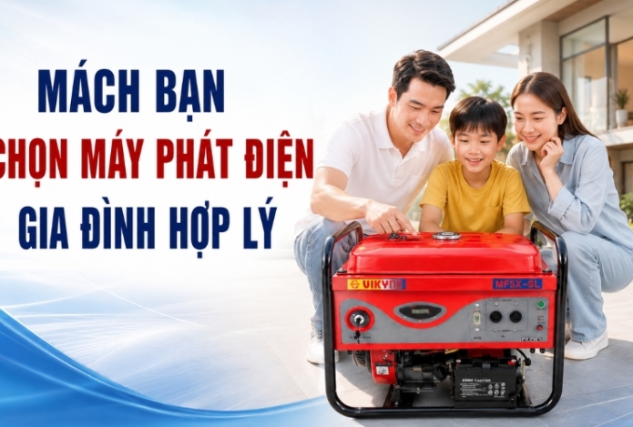 Hình ảnh Mách bạn chọn máy phát điện gia đình hợp lý