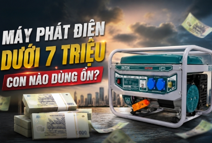 Máy phát điện dưới 7 triệu con nào dùng ổn?