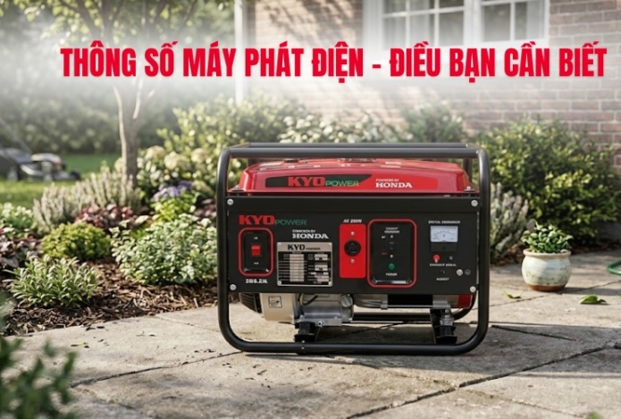 Hình ảnh Thông số máy phát điện – điều bạn cần biết