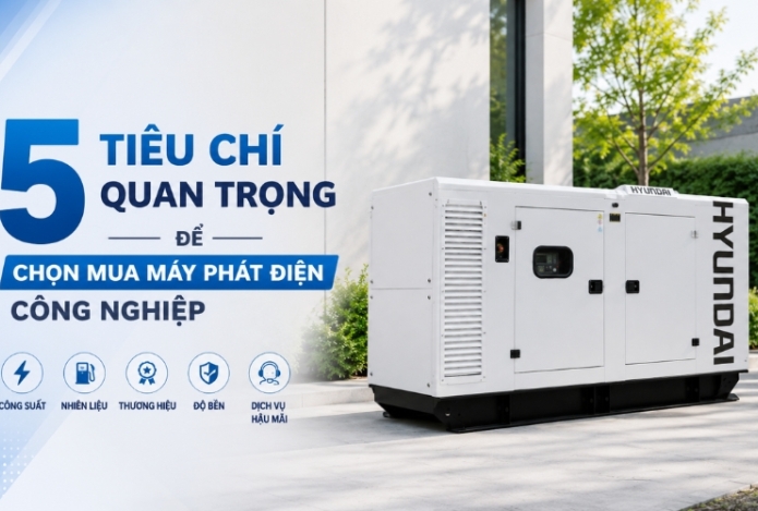 Hình ảnh 5 Tiêu Chí Quan Trọng Để Chọn Mua Máy Phát Điện Công Nghiệp