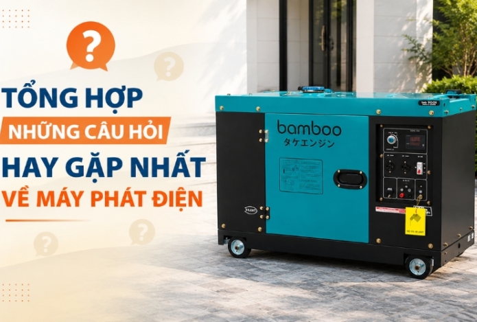 Hình ảnh Tổng hợp những câu hỏi hay gặp nhất về máy phát điện