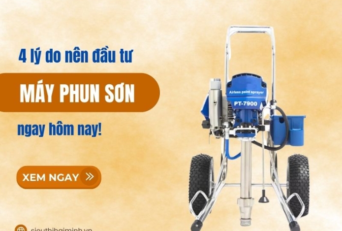 Hình ảnh 4 Lý Do Bạn Nên Đầu Tư Máy Phun Sơn Ngay Hôm Nay