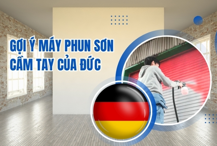 Hình ảnh Gợi ý máy phun sơn cầm tay của đức