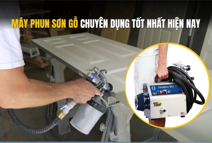 Hình ảnh Máy Phun Sơn Gỗ Chuyên Dụng Tốt Nhất Hiện Nay