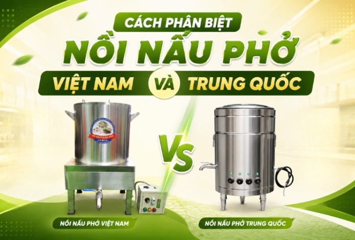 Hình ảnh Cách phân biệt nồi nấu phở Việt Nam và Trung Quốc