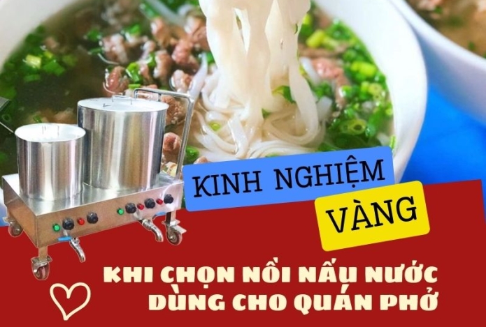 Hình ảnh Kinh nghiệm vàng khi chọn nồi nấu nước dùng cho quán phở