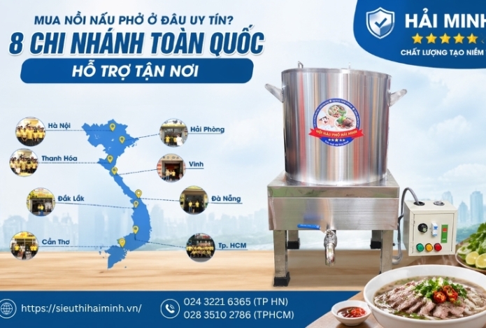 Hình ảnh Mua nồi nấu phở ở đâu uy tín? 8 chi nhánh toàn quốc hỗ trợ tận nơi