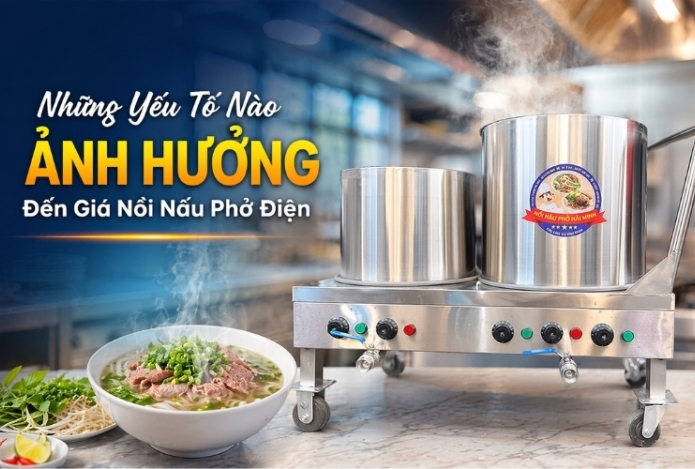 Hình ảnh Những Yếu Tố Nào Ảnh Hưởng Đến Giá Nồi Nấu Phở Điện