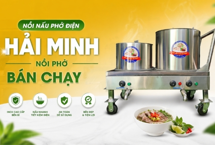 Hình ảnh Nồi nấu phở điện Hải Minh – nồi phở bán chạy