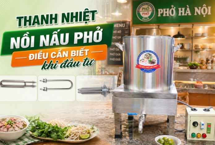 Nồi nấu phở bằng điện có hao điện không?