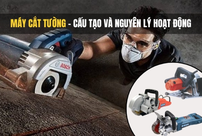 Hình ảnh Máy Cắt Tường - Cấu Tạo Và Nguyên Lý Hoạt Động