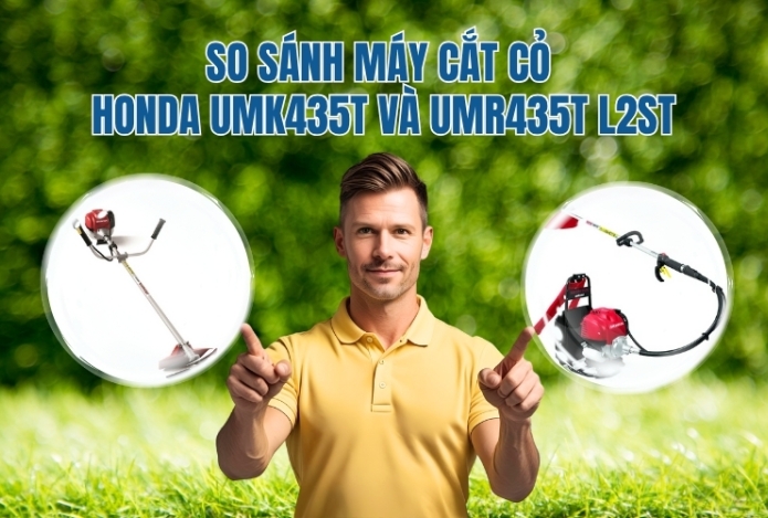 Hình ảnh So sánh máy cắt cỏ Honda UMK435T và UMR435T L2ST