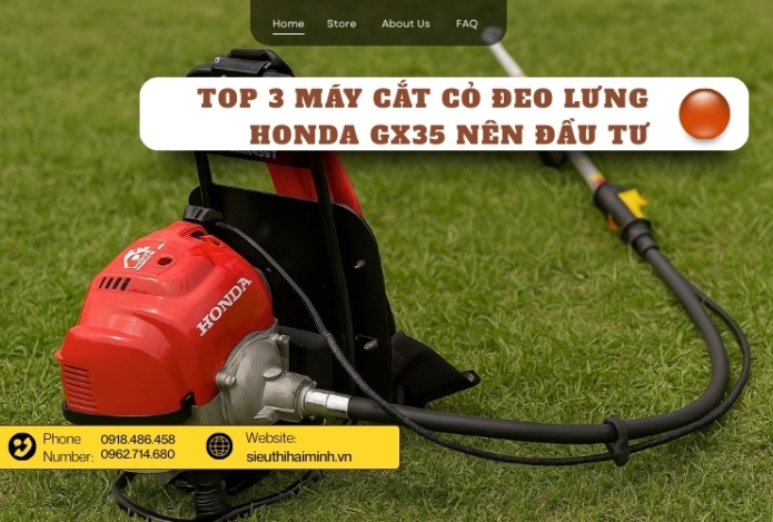 Hình ảnh Top 3 máy cắt cỏ đeo lưng Honda GX35 nên đầu tư