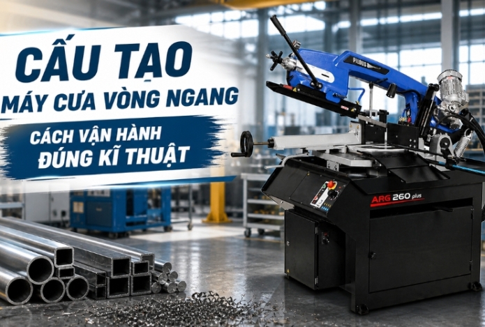 Cấu Tạo Máy Cưa Vòng Ngang Cách Vận Hành Đúng Kĩ Thuật