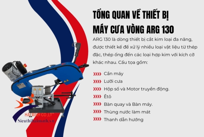 Hướng Dẫn Vận Hành Máy Cưa Vòng Arg 130 Chi Tiết Và An Toàn
