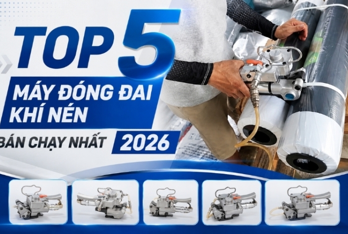 Top 5 máy đóng đai khí nén bán chạy nhất 2026