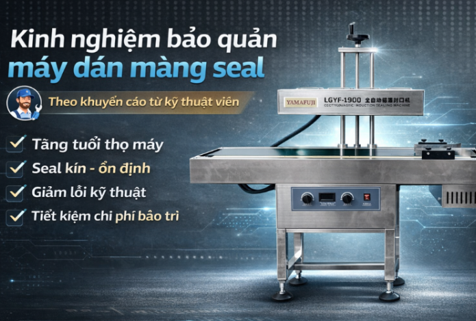 Kinh nghiệm bảo quản máy dán màng seal theo khuyến cáo từ kỹ thuật viên