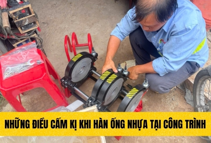 [Cảnh báo] Những điều cấm kị khi hàn ống nhựa tại công trình