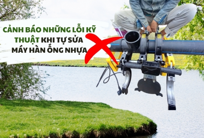 Cảnh báo những lỗi kỹ thuật khi tự sửa máy hàn ống nhựa
