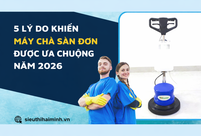 Hình ảnh 5 Lý Do Khiến Máy Chà Sàn Đơn Được Ưa Chuộng
