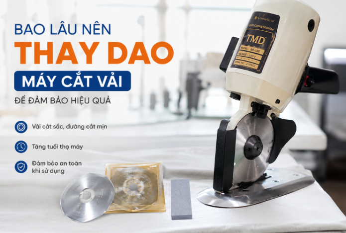 Bao Lâu Nên Thay Dao Máy Cắt Vải Để Đảm Bảo Hiệu Quả